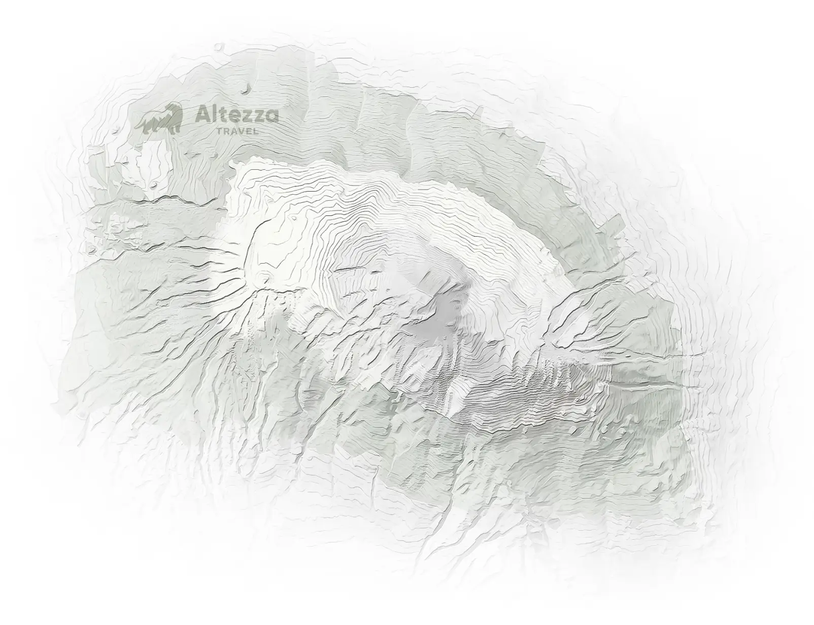 Kaart van de Kilimanjaro