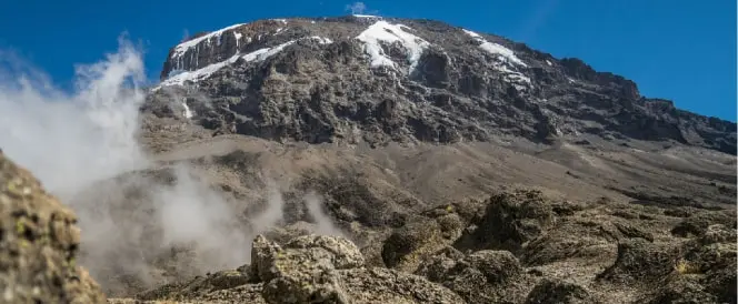 Marangu-route - Dag 4 - Trekking van Horombo Hut naar Kibo Hut